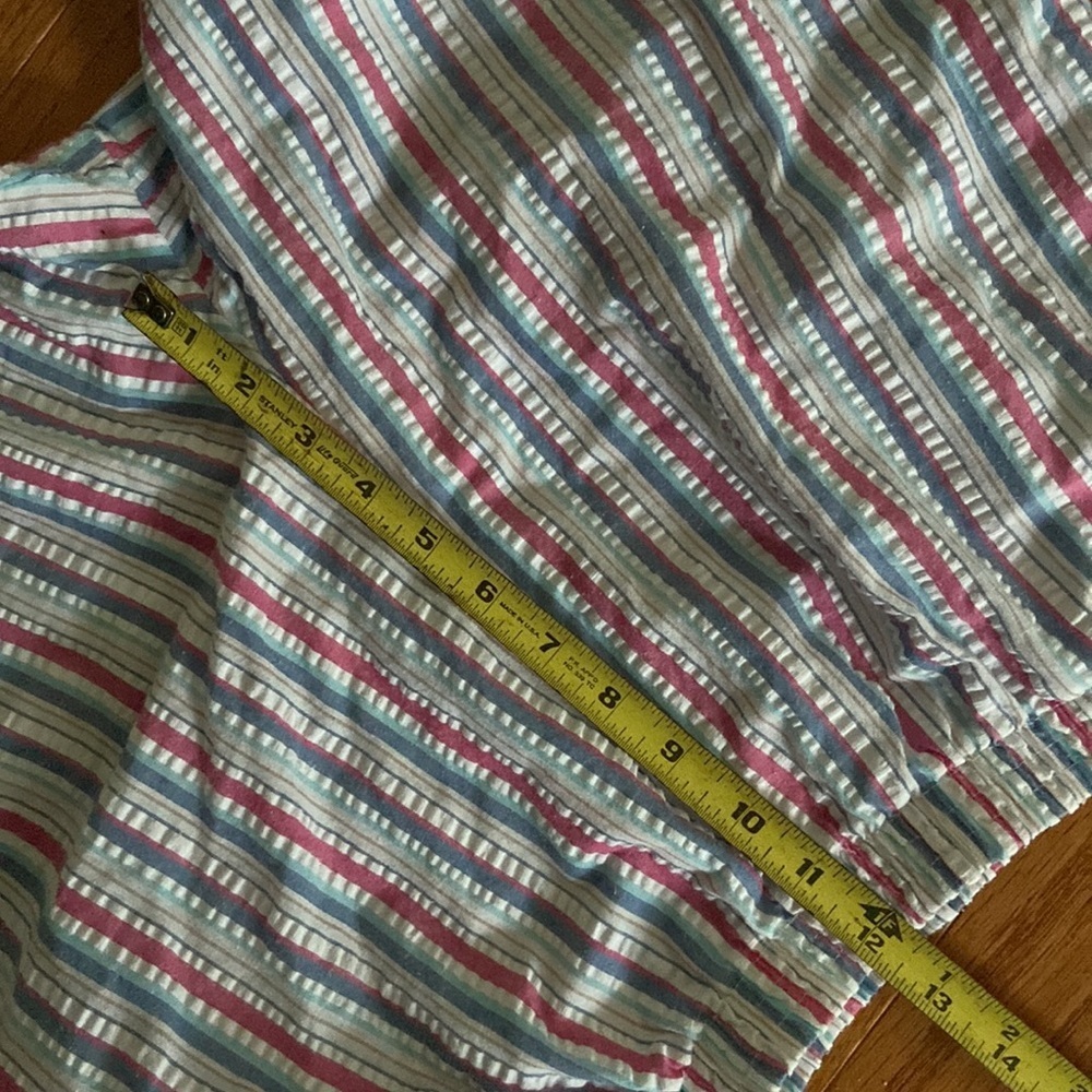 Striped seersucker pants size 16 - Picture 7 of 9